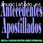 Antecedentes Penales Apostille en Venezu