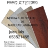 montaje de suelos de maderas laminados